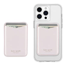 Load image into Gallery viewer, kate spade new york Magnetic Wallet/Card Holder - Compatible with MagSafe Phones and Cases - Pale Dogwood_1
