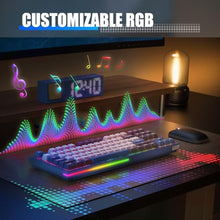 Load image into Gallery viewer, KEMOVE K87 Wireless TKL Mechanical Gaming Keyboard, Hot-swappable, RGB Backlit, Programmable, Bluetooth/2.4GHz/USB-C, 80% 87 Keys Compact Keyboard with Quiet Linear Red Switch for Windows/Mac/Linux, LinearRedSwitch_2665
