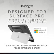 Load image into Gallery viewer, Kensington Blackbelt Rugged Case for Surface Pro 11/10/9, 13" Military-Grade Protection - Black (K96541WW)_7674
