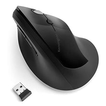 Load image into Gallery viewer, Kensington Pro Fit Ergo Vertical Wireless Mouse- Black (K75501WW), 2.8"x3"x4.4"_1
