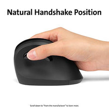 Load image into Gallery viewer, Kensington Pro Fit Ergo Vertical Wireless Mouse- Black (K75501WW), 2.8"x3"x4.4"_6816
