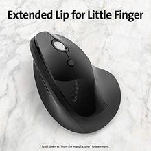 Load image into Gallery viewer, Kensington Pro Fit Ergo Vertical Wireless Mouse- Black (K75501WW), 2.8"x3"x4.4"_6818
