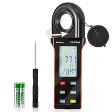 Load image into Gallery viewer, Kethvoz Digital Illuminance Light Meter, 400,000 Lux/FC Illuminance Tester with 270 Rotating Sensor, Data Logging, for Indoor Plants, Greenhouse, Grow Tent, Aquarium, Photography Lighting Measurement, black_1
