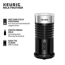 Load image into Gallery viewer, Keurig Standalone Frother Works Non-Dairy Milk, Hot and Cold Frothing, 6 Oz, Black_729
