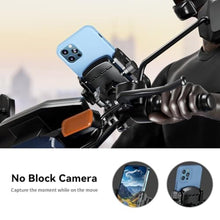 Load image into Gallery viewer, Kewig Motorcycle Phone Mount Holder- [Camera Friendly] [1s Lock &amp; Release], Black_7808
