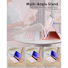 Load image into Gallery viewer, Keyboard Case for 2025 Lenovo Idea Tab Plus 12.1 Inch/Lenovo Tab K12 - Stand Folio Detachable Keyboard Cover with Mouse (TB361FU/TB361ZU) - Pink_34
