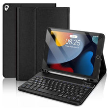 Load image into Gallery viewer, Keyboard Case for iPad 9th/8th/7th Generation 10.2 Inch, Detachable Wireless Rechargeable Keyboard [Support 3 System], Slim Folio Stand Cover with Pencil Holder for iPad Pro 10.5"/ iPad Air 3rd Gen, Nobacklitblack_1
