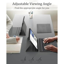 Load image into Gallery viewer, Keyboard Case for iPad 9th/8th/7th Generation 10.2 Inch, Detachable Wireless Rechargeable Keyboard [Support 3 System], Slim Folio Stand Cover with Pencil Holder for iPad Pro 10.5"/ iPad Air 3rd Gen, Nobacklitblack_8138
