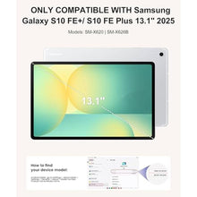 Load image into Gallery viewer, Keyboard Case for Samsung Galaxy Tab S10 FE+ Plus 13.1'' 2025, Detachable Galaxy Tablet S10FE+ Case with Keyboard 13.1inch, Protective Cover with S Pen Holder for Samsung Tab S10FE Plus Keypad, Green_237
