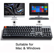 Load image into Gallery viewer, Keychron K10 Full Size Layout 104-Key Wireless Mechanical Keyboard, Hot-Swappable RGB Backlight with Gateron G Pro Brown Switch Aluminum Bluetooth/Wired Gaming Keyboard for Mac Windows, GateronBrownSwitch_7145
