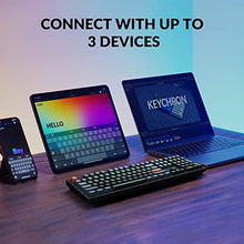 Load image into Gallery viewer, Keychron K10 Pro Wireless Custom Mechanical Keyboard, Full-Size QMK/VIA Programmable Bluetooth/Wired White Backlight with Hot-swappable Keychron Super Brown Switch Compatible with Mac Windows Linux, HotswapKeychronKProBrownSwitch_6985
