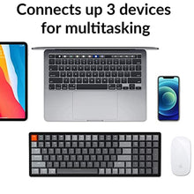 Load image into Gallery viewer, Keychron K4 Wireless Bluetooth/USB Wired Gaming Mechanical Keyboard, Compact 100 Keys RGB LED Backlit Gateron Brown Switch N-Key Rollover, Aluminum Frame for Mac Windows, Version 2, GateronBrownSwitch_7116

