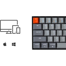 Load image into Gallery viewer, Keychron K6 Hot Swappable Wireless Bluetooth 5.1/Wired Mechanical Gaming Keyboard, 65% Compact 68-Key RGB LED Backlight Keychron Super Brown Switch Rechargeable Battery for Mac Windows, KeychronSuperBrownSwitch_5128
