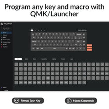 Load image into Gallery viewer, Keychron K6 Pro QMK/Launcher Wireless Mechanical Keyboard Custom Programmable Macro Hot-Swappable Keychron K Pro Blue Switch 65% Layout Aluminum Frame RGB Backlit Office Keyboard for Mac Windows Linux, RGBBacklightAluminumFrameB_7014
