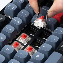Load image into Gallery viewer, Keychron K8 Pro Wireless Custom Mechanical Keyboard, QMK/VIA Programmable Bluetooth/Wired Tenkeyless RGB Backlight with Hot-swappable Gateron G Pro Red Switch Compatible with Mac Windows Linux, HotswapGateronGProRedSwitch_1128

