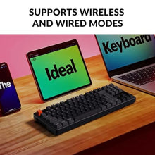 Load image into Gallery viewer, Keychron K8 Wireless Mechanical Keyboard, Tenkeyless Layout 87 Keys Bluetooth/Wired RGB Backlit with Gateron Optical Blue Switch Compatible with Mac Windows, GateronOpticalBlueSwitch_6616
