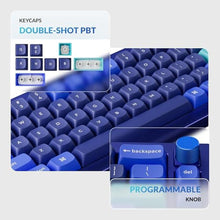 Load image into Gallery viewer, Keychron Q2 Swappable RGB Backlight Brown Switch Knob Version - Blue -Special Color, NavyBlue_7049
