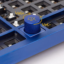 Load image into Gallery viewer, Keychron Q3 Barebone Kit ISO EU Knob Version, QMK/VIA Wired Custom Mechanical Keyboard, Full Aluminum Hot-swappable Tenkeyless Layout Double-Gasket DIY, Programmable Macro for Mac Windows Linux - Blue_7074
