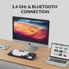 Load image into Gallery viewer, Keychron Q3 Max Wireless Custom Mechanical Keyboard, Full Aluminum 2.4 GHz Bluetooth QMK TKL Layout RGB with Hot-swappable Gateron Banana Switch Compatible with Mac Windows Linux, HotswapGateronJupiterBananaSwitch_6315
