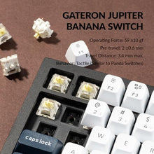 Load image into Gallery viewer, Keychron Q3 Max Wireless Custom Mechanical Keyboard, Full Aluminum 2.4 GHz Bluetooth QMK TKL Layout RGB with Hot-swappable Gateron Banana Switch Compatible with Mac Windows Linux, HotswapGateronJupiterBananaSwitch_6317
