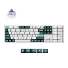 Load image into Gallery viewer, Keychron Q6 HE Wireless Custom Magnetic 100% Full Keyboard, 2.4 GHz/Bluetooth/Wired QMK Aluminum Rapid Trigger Hot-Swappable Programmable Gateron Double-Rail Magnetic Switches for Mac Windows Linux, ShellWhite_1
