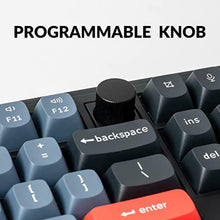 Load image into Gallery viewer, Keychron V3 Wired Custom Mechanical Keyboard Knob Version, TKL QMK/VIA Programmable Macro with Hot-swappable Keychron K Pro Brown Switch Compatible with Mac Windows Linux (Frosted Black-Translucent), HotswapKeychronKProBrownSwitch_6991
