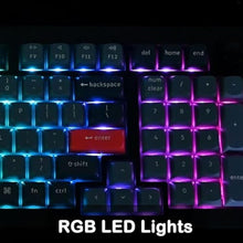 Load image into Gallery viewer, Keychron V5 Max Custom Wirless Mechanical Keyboard, 2.4 GHz/Bluetooth/Wired 3-Mode 100 Keys RGB Backlight QMK/VIA Programmable Macro, Hot-Swap Gateron Jupiter Banana Switch PBT Keycaps for Mac Windows, BananaSwitch_5185
