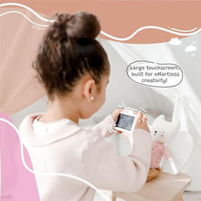 Load image into Gallery viewer, Kidamento Kids Digital Camera &amp; Video Camcorder with Touchscreen, Soft Silicone Casing, Detachable Lens Cap, 32GB Memory Card - Model K Meowie the Cat, Blue_2278
