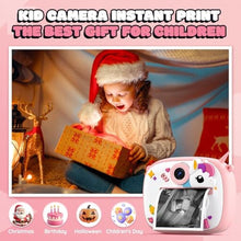Load image into Gallery viewer, Kids Camera Instant Print, Kids Digital Camera with Photo Printing, PinkUnicorn_1736
