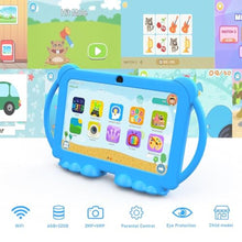 Load image into Gallery viewer, Kids Tablet 7 Inch Android 12 Tablet for Kids 4GB RAM 32GB ROM Toddler Tablet Quad Core Processor 1024x600 IPS Screen Parental Control Shockproof Dual Camera Case, blue_634
