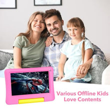 Load image into Gallery viewer, Kids Tablet 7IN Children Tablets for Kids 3-7 Android Tablet for Toddler Boys Girls, Educational Toddler Tablets with WIFI Touch Screen, Dual Camera, Kids Learning APP for Child Ages 3 to12 (Pink)_635
