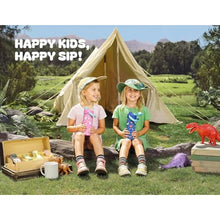 Load image into Gallery viewer, Kids Water Bottle for School: 2-in-1 Straw Spout Lid with Soft Animal Head, Leakproof, Backpack Friendly, Keep Cold 24H, Insulated cup for Sports, Playground, Holiday Gift, 18oz, (Cotton Candy), CottonCandy_5710
