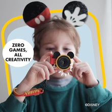 Load image into Gallery viewer, kiimento Ultra-Compact Kids Digital Camera &amp; Video Camcorder for Ages 35 with Selfie Lens, 32GB Memory Card, Handmade Strap Model A (Mickey Mouse), Red_175
