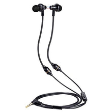Load image into Gallery viewer, KINDEN Air Tube Headphones - Anti-Drop Headphones Earbuds Binaural Earphone with Microphone,3.5mm Jack for Cell Phones PC MP3 Pad (Black)_1
