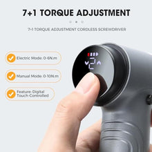 Load image into Gallery viewer, Kingsdun Mini Electric Screwdriver, 36 in 1 Cordless Precision Power Screwdriver Set with 30 Magnetic Bits, Rechargeable Repair Tool Kit with LED Lights Magnetic Mat for Camera PC Laptops_873
