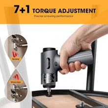 Load image into Gallery viewer, Kingsdun Mini Electric Screwdriver, 36 in 1 Cordless Precision Power Screwdriver Set with 30 Magnetic Bits, Rechargeable Repair Tool Kit with LED Lights Magnetic Mat for Camera PC Laptops_875
