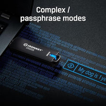 Load image into Gallery viewer, Kingston Ironkey D500S 16GB Encrypted Flash Drive | Dual Hidden Partition | FIPS 140-3 Level 3 | XTS-AES 256-bit | BadUSB and Brute Force Protection | Multi-Pin Option | IKD500S/16GB,Black_923
