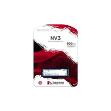 Load image into Gallery viewer, Kingston NV3 500GB M.2 2280 NVMe SSD | PCIe 4.0 Gen 4x4 | Up to 5000 MB/s | SNV3S/500G, blue_147
