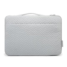 Load image into Gallery viewer, Kinmac Embossing Style 360 Protective Full Cushioned Laptop Sleeve,Water-Repellent Laptop Case Bag with Handle (Grey Embossing, 12.5 inch-13.3 inch), GreyEmbossing_1
