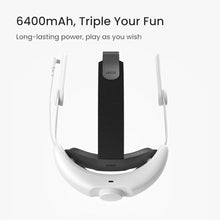 Load image into Gallery viewer, KIWI design Comfort Battery Head Strap 6400mAh Compatible with Quest 2 Accessories, Battery Pack Elite Strap Replacement for Enhanced Support_267

