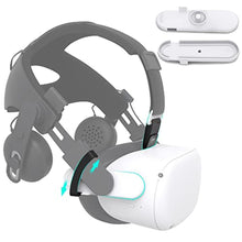 Load image into Gallery viewer, KIWI design Deluxe Audio Strap Adapter Kit Compatible with Quest 2 Accessories (Not 3D Printed, Not Include The Head Strap or Quest 2), White_1
