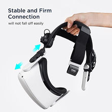 Load image into Gallery viewer, KIWI design Deluxe Audio Strap Adapter Kit Compatible with Quest 2 Accessories (Not 3D Printed, Not Include The Head Strap or Quest 2), White_1231
