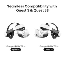 Load image into Gallery viewer, KIWI design H4 Boost Comfort Battery Head Strap Accessories for Meta/Oculus Quest 3/3S, Dual Fast Charge the VR Headset and Battery Strap in 2.5h, Halo Strap Reduce Facial Pressure, White_8923
