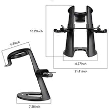 Load image into Gallery viewer, KIWI design VR Stand Compatible with Quest 2/Rift S/GO/HTC Vive/Vive Pro/Valve Index VR Headset and Touch Controllers (Black)_987
