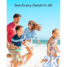 Load image into Gallery viewer, KKB Security Cameras Wireless Outdoor Magnetic, 2K Smart WiFi Camera Indoor for Home Security, Long Battery Life Powered, AI Motion Detection, Color Night Vision, iCam365 APP, 2 Way Audio, White_188
