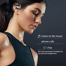 Load image into Gallery viewer, knitting machine M8 Language Translator Earbuds, 144 Languages Ernomic Design USB Power Supply Smart Translator Device, Portable Translator Earbuds_22
