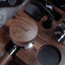 Load image into Gallery viewer, KNODOS 51mm Espresso Distribution Tool Walnut Coffee Distributor Adjustable Depth Stainless Steel Espresso Leveler Premium Espresso Machine Accessories For Coffee Bar_6119

