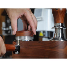 Load image into Gallery viewer, KNODOS Espresso Distribution Tool 58mm Coffee Distributor Rosewood Adjustable Depth Stainless Steel Espresso Leveler Premium Espresso Machine Accessories For Coffee Bar_6471
