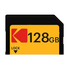 Load image into Gallery viewer, Kodak 128GB UHS-II U3 V90 Ultra Pro SDXC Memory Card - Up to 3000MB/s Read Speed and 270MB/s Write Speed, Black_7999
