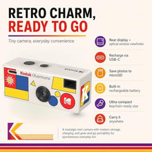 Load image into Gallery viewer, Kodak Charmera Key Chain Digital Camera Bundle, Yellow_2300
